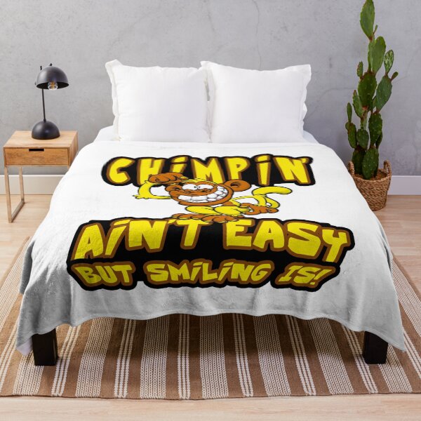 Item preview, CHIMPIN AIN'T EASY, BUT SMILING IS! designed and sold by BRIAN  PIERRE-ALEXANDER.
