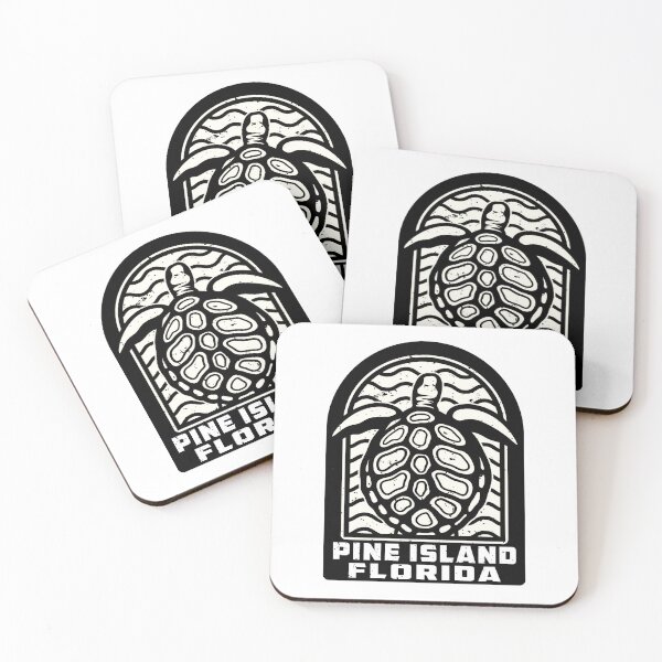 Item preview, Pine Island Beach Florida Sea Turtle designed and sold by DESTINATIONS DECAL DOS.