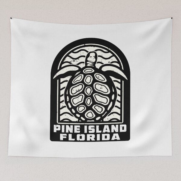 Item preview, Pine Island Beach Florida Sea Turtle designed and sold by DESTINATIONS DECAL DOS.