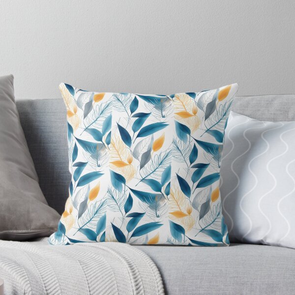 Item preview, Blue and Gold Feather Design designed and sold by j-tippens-art.