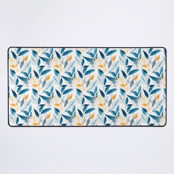 Item preview, Blue and Gold Feather Design designed and sold by j-tippens-art.