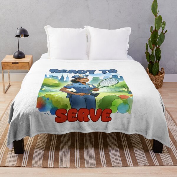 Item preview, Police Tennis Player designed and sold by 4TeeToo.