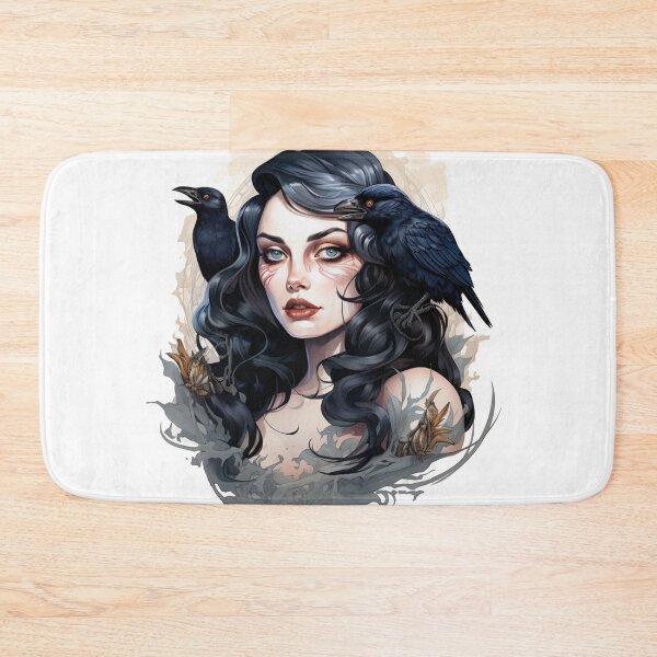 Item preview, Neo traditional Raven designed and sold by MendaciousMina.