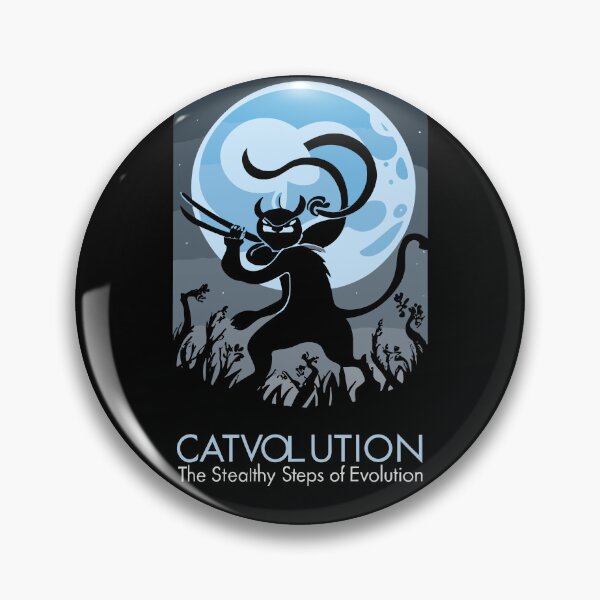 Item preview, Catvolution The Stealthy Steps of Evolution designed and sold by DrawHandArt.