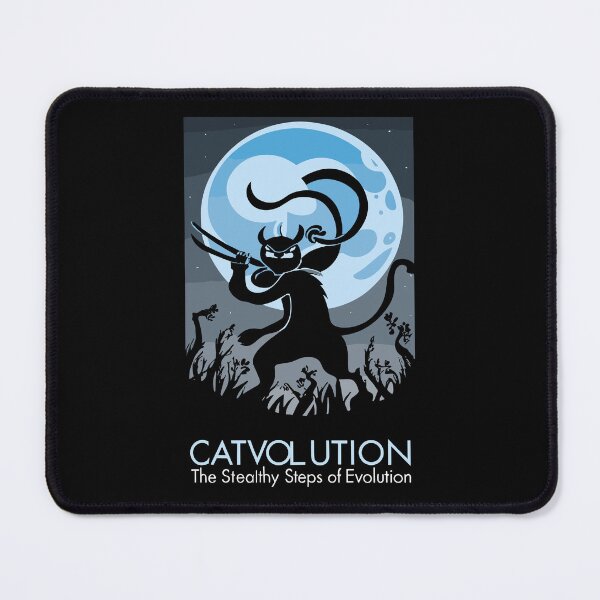 Item preview, Catvolution The Stealthy Steps of Evolution designed and sold by DrawHandArt.
