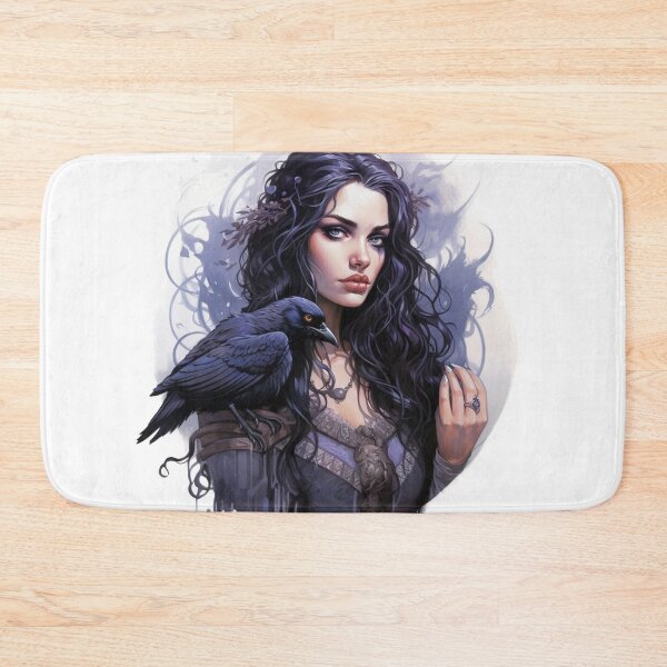 Item preview, Neo traditional Raven designed and sold by MendaciousMina.