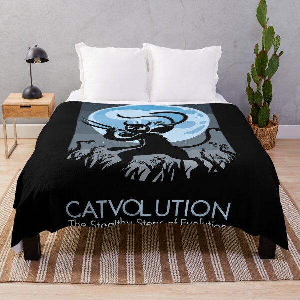 Item preview, Catvolution The Stealthy Steps of Evolution designed and sold by DrawHandArt.