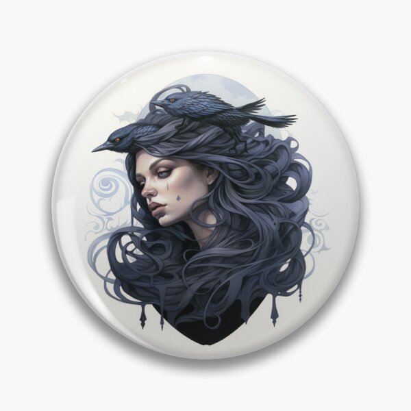 Item preview, Neo traditional Raven designed and sold by MendaciousMina.
