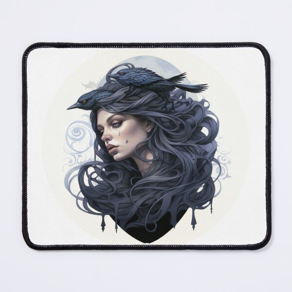 Item preview, Neo traditional Raven designed and sold by MendaciousMina.
