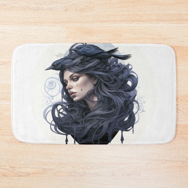 Item preview, Neo traditional Raven designed and sold by MendaciousMina.