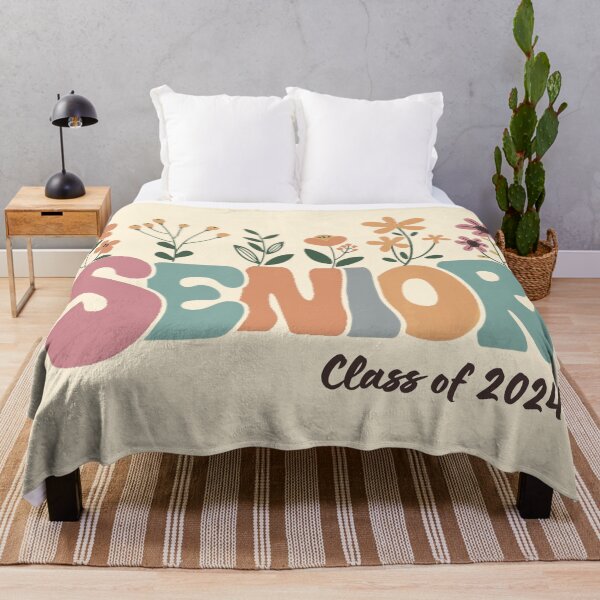 Item preview, Senior Class of 2024 Graduation Floral Groovy Retro designed and sold by mariejosee22.