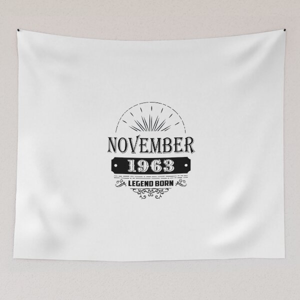 Item preview, November 1963 Limited Edition, 60th Birthday Gift 60 years old Legend Born Birth designed and sold by DjenShop.