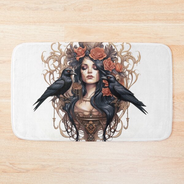 Item preview, Neo traditional Raven designed and sold by MendaciousMina.