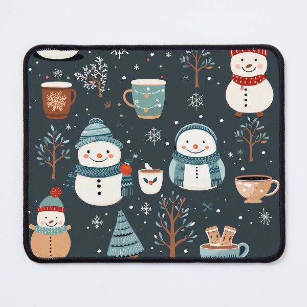 Item preview, Adorable snowmen in a snowy designed and sold by GirlGlowGraphic.