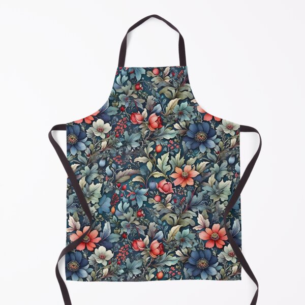 Item preview, Patrón de flores silvestres de invierno acuarela designed and sold by Patternliss.