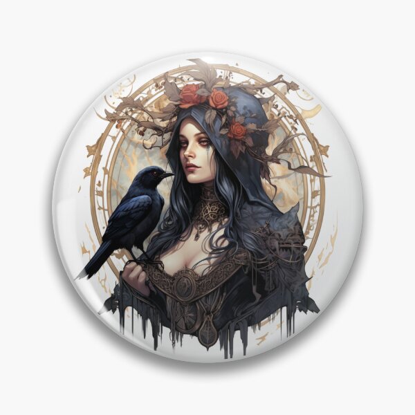Item preview, Neo traditional Raven designed and sold by MendaciousMina.