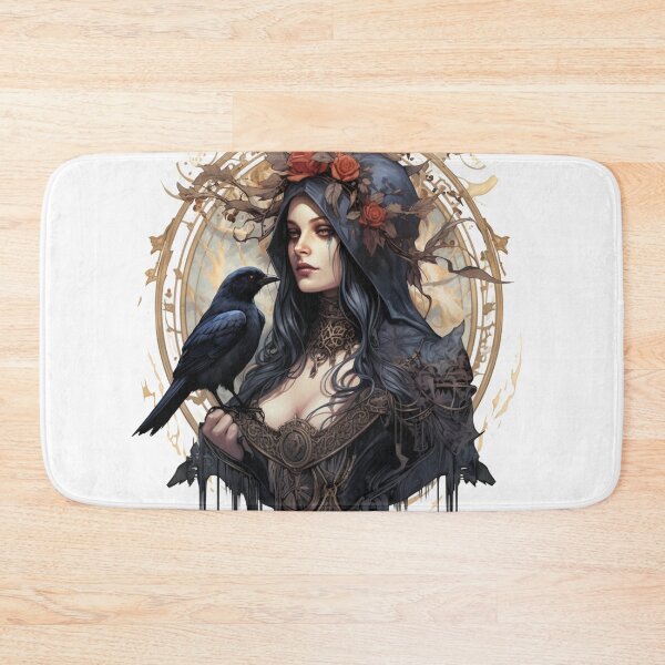 Item preview, Neo traditional Raven designed and sold by MendaciousMina.