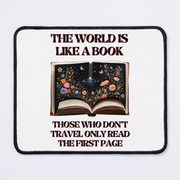 Item preview, The World Is Like a Book designed and sold by Art Intelligence.