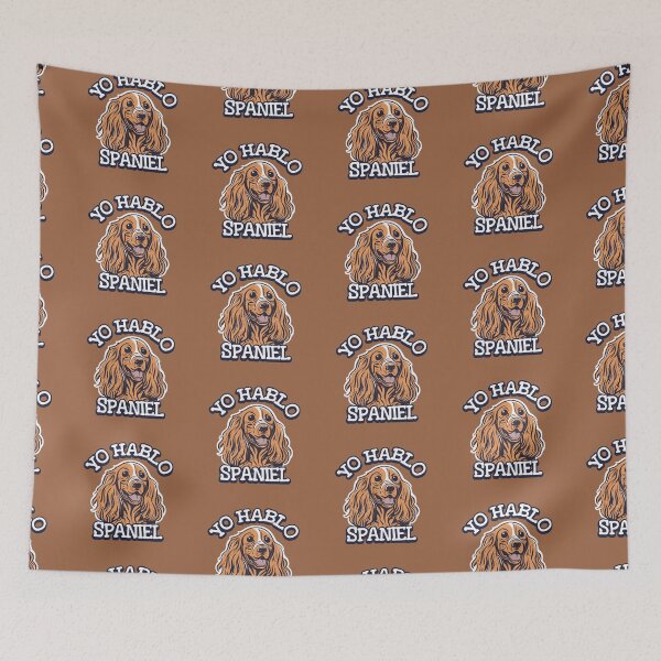 Item preview, Funny Spanish Cocker Spaniel Yo Hablo Spaniel designed and sold by SubtleSplit.