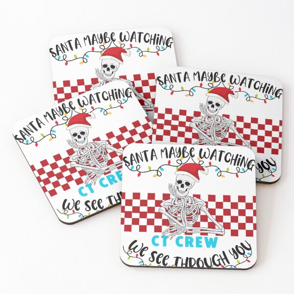 Item preview, Santa Maybe Watching - CT Crew We see through you designed and sold by SimplySono.