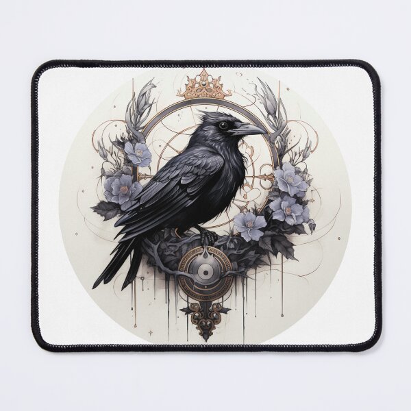 Item preview, Neo traditional Raven designed and sold by MendaciousMina.