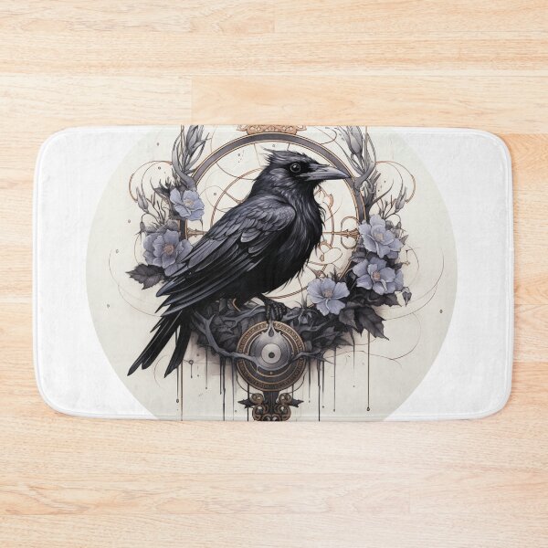 Item preview, Neo traditional Raven designed and sold by MendaciousMina.