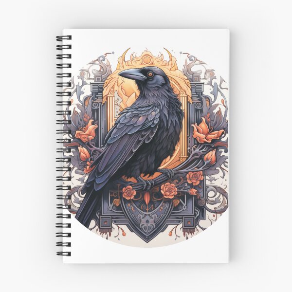 Item preview, Neo traditional Raven designed and sold by MendaciousMina.