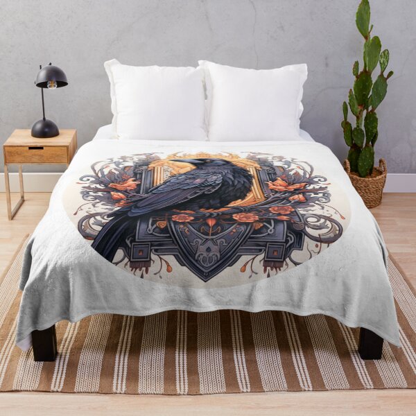 Item preview, Neo traditional Raven designed and sold by MendaciousMina.