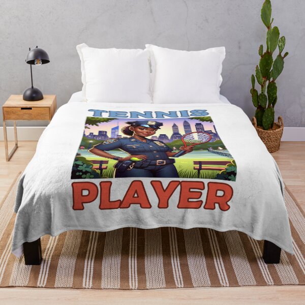 Item preview, Police Tennis Player designed and sold by 4TeeToo.