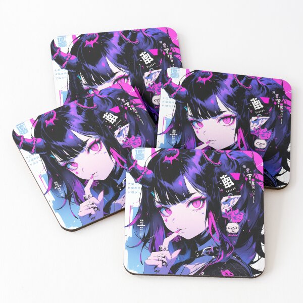Item preview, Cute anime demon girl designed and sold by iWallGlow.