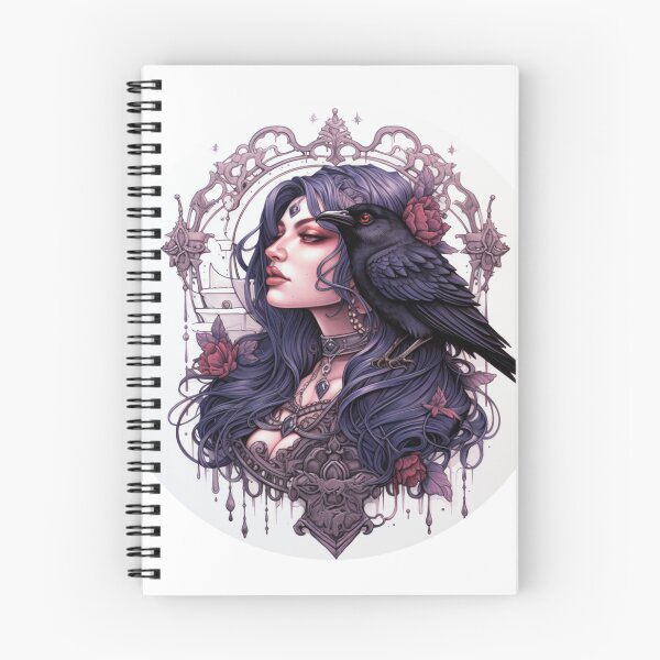 Item preview, Neo traditional Raven designed and sold by MendaciousMina.