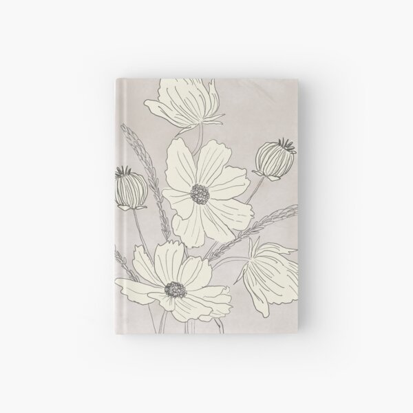 Item preview, Sketchbook Flowers, muted neutrals, earthy colors, Nature Quote designed and sold by Terri Conrad.