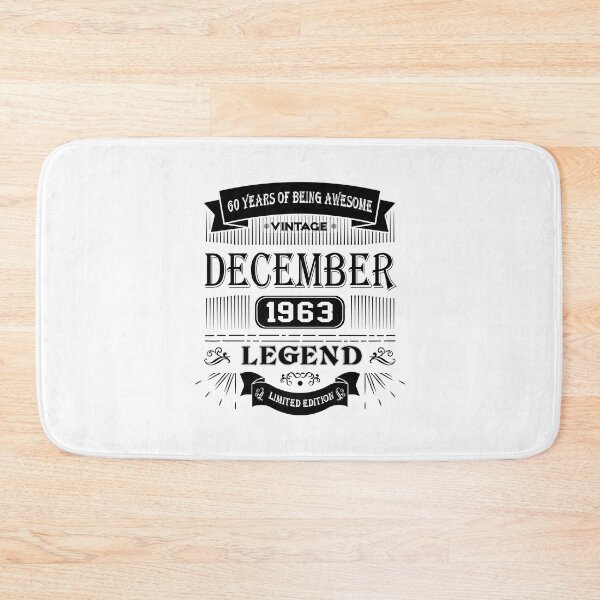 Item preview, Vintage Legend Born December 1963 Limited Edition, 60th Birthday Gift 60 years of Being Awesome designed and sold by DjenShop.