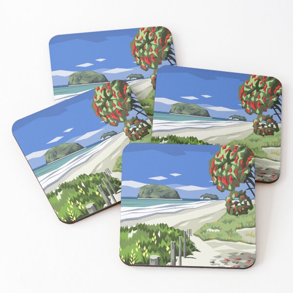 Item preview, Whangamata Beach designed and sold by Ira Mitchell.