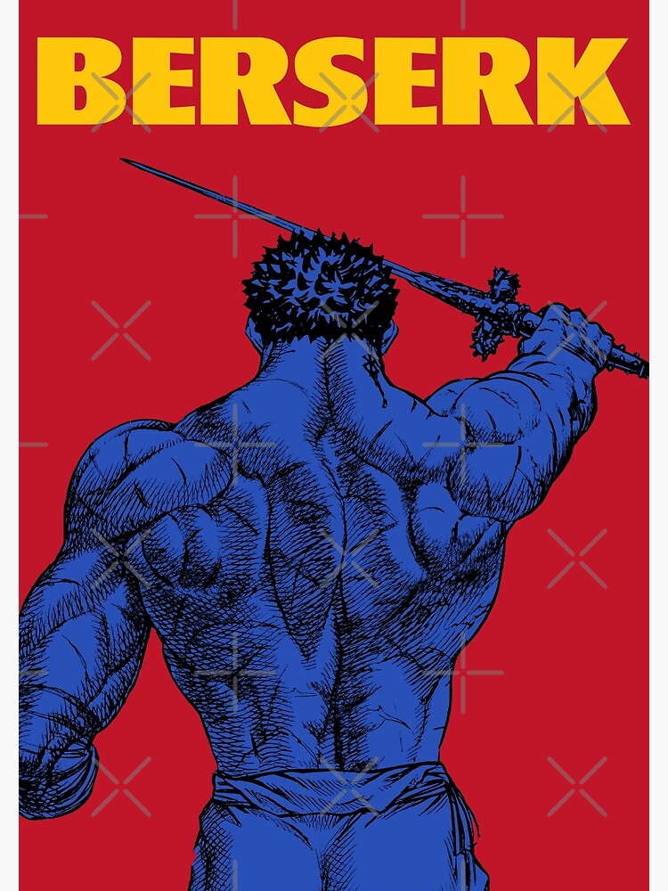 Berserk Guts Block Giant Wall Art Poster