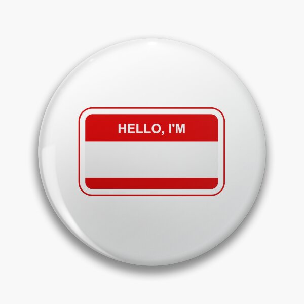 Item preview, Blank Name Tag Hello I'm designed and sold by THP Creative.