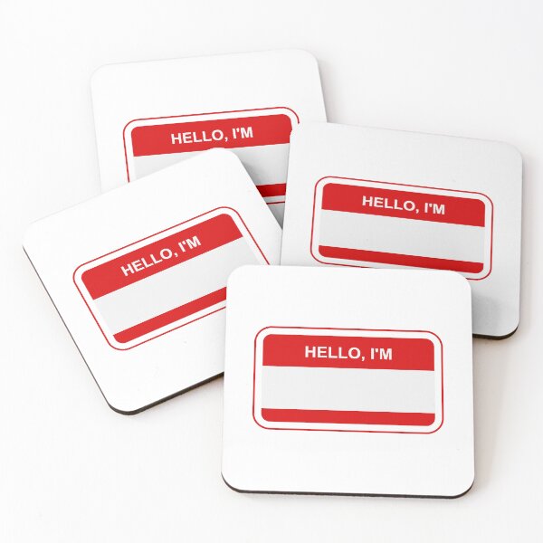 Item preview, Blank Name Tag Hello I'm designed and sold by THP Creative.