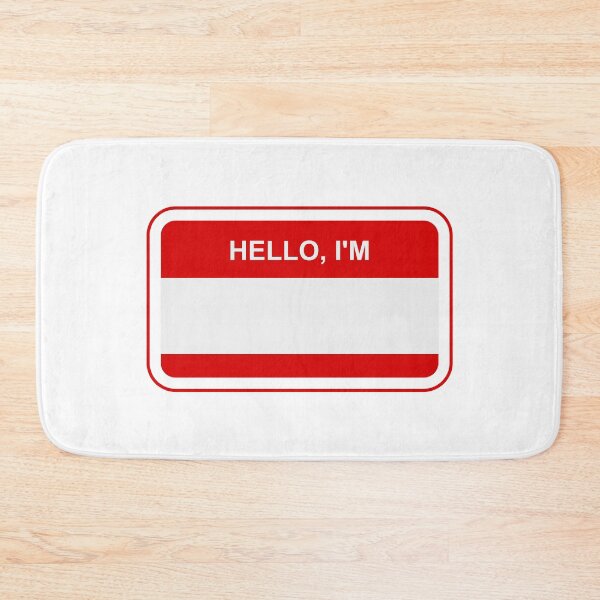Item preview, Blank Name Tag Hello I'm designed and sold by THP Creative.