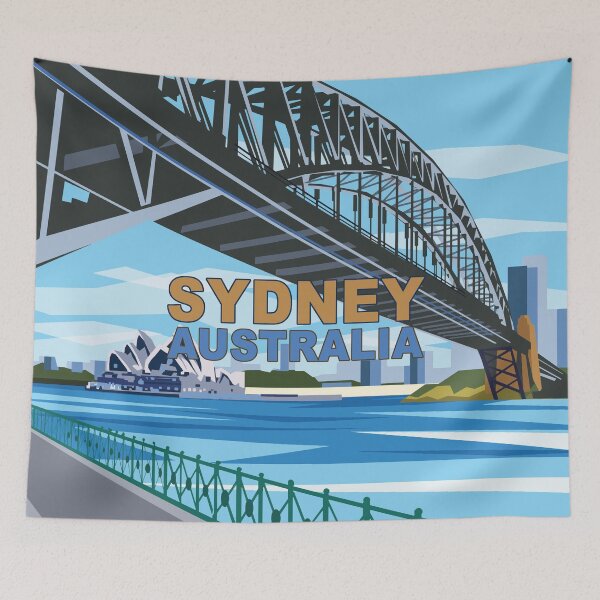 Item preview, Sydney Harbour Bridge, Australia designed and sold by Art by Ira.