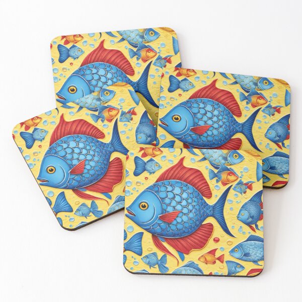 Item preview, Fish collor and blue designed and sold by Sebaseseu.