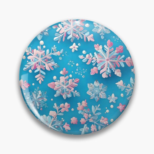 Item preview, Kawaii Snowflakes Pattern designed and sold by Patternliss.