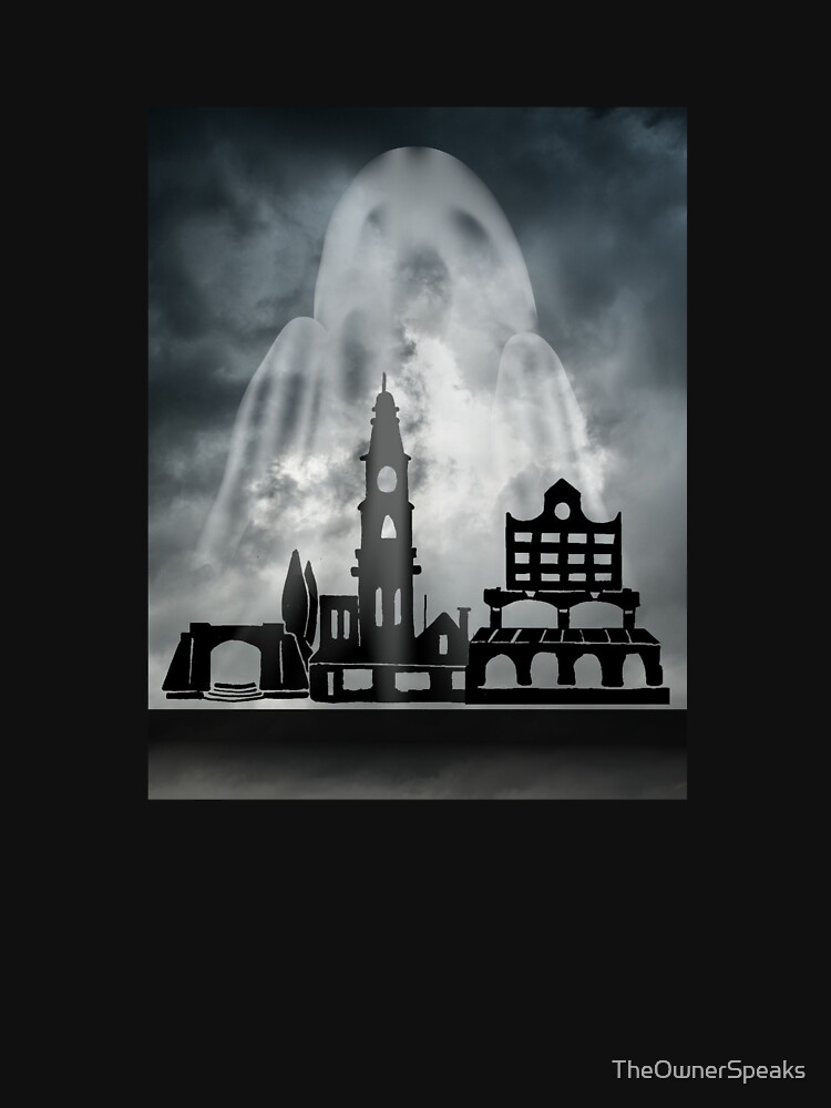 Thumbnail 7 of 7, Active T-Shirt, Spooky Suburb designed and sold by TheOwnerSpeaks.