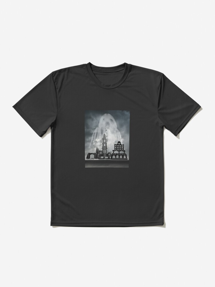 Thumbnail 2 of 7, Active T-Shirt, Spooky Suburb designed and sold by TheOwnerSpeaks.