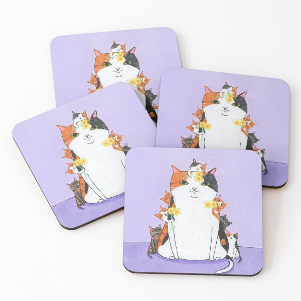 Item preview, Mom and Kittens 2 designed and sold by KilkennyCat Art.