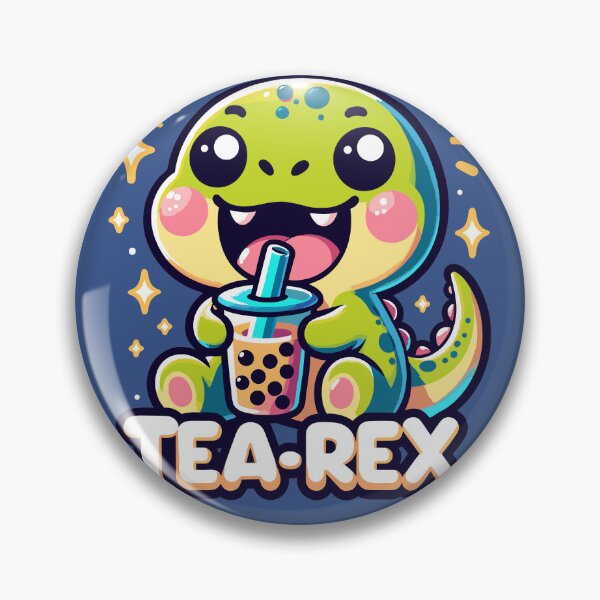 Item preview, Funny Bubble Tea Rex Pun designed and sold by SubtleSplit.
