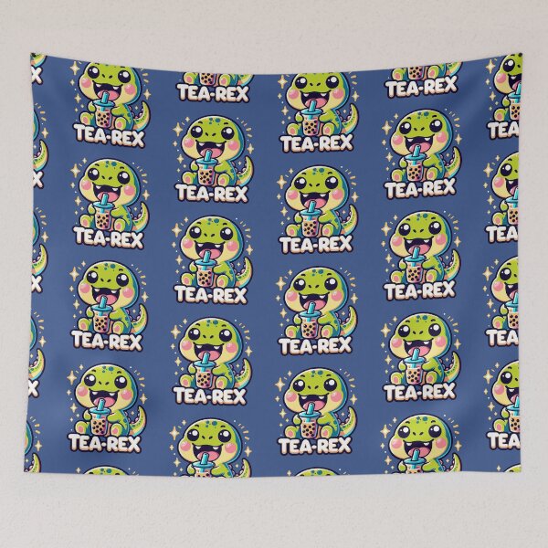 Item preview, Funny Bubble Tea Rex Pun designed and sold by SubtleSplit.
