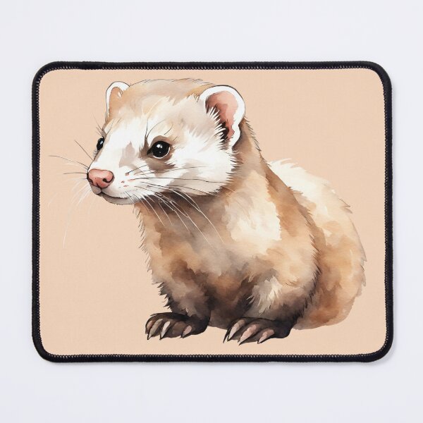Item preview, Ferret Watercolor Art Style designed and sold by LDJBlank.