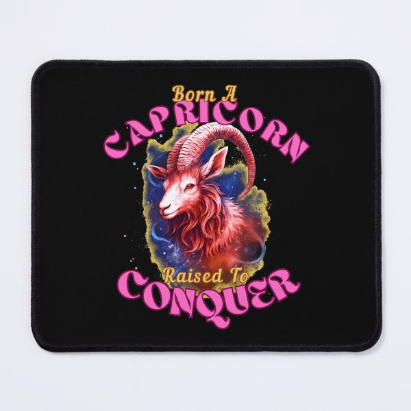 Item preview, Born A Capricorn, Raised To Conquer. capricorn constellation designed and sold by ZodiacWonders.
