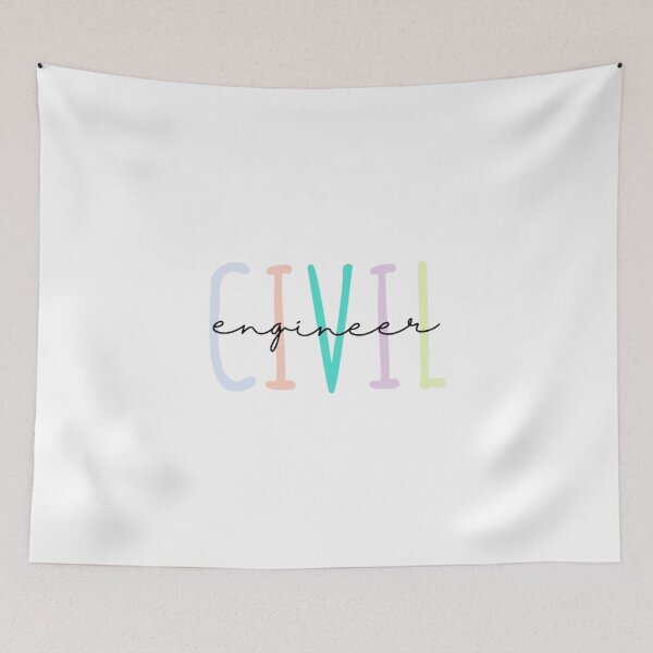 Item preview, "Elegant Pastel 'Civil Engineer' Custom t-shirt for Infrastructure Maestros" Custom civil engineer shirt designed and sold by JSPStore.