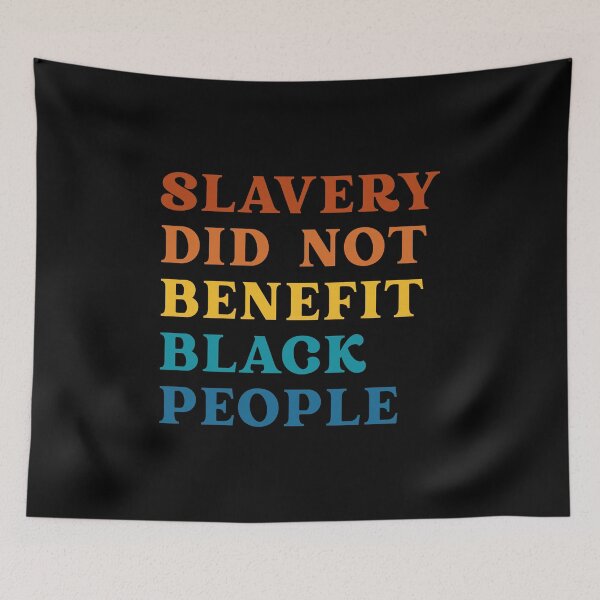 Item preview, Slavery Did Not Benefit Black People No Racism Gift Unisex T-Shirt designed and sold by Loyaltees Apparel.
